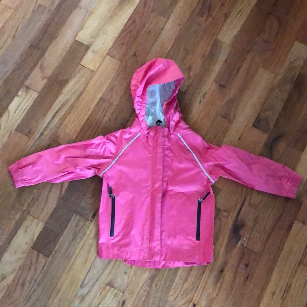 Toddler girls REI Rainwall rain jacket